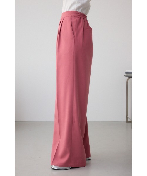 AZUL by moussy（アズールバイマウジー）の「フロントタックイージーワイドパンツ（スラックス・レディース・ピンク/ライトグレー/ブラック系その他/ブラック/グレー系その他・SMALL/MEDIUM）」の8枚目の写真