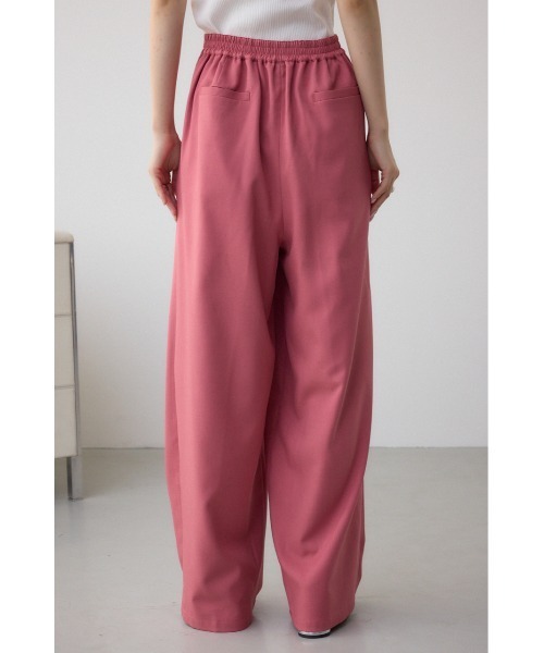 AZUL by moussy（アズールバイマウジー）の「フロントタックイージーワイドパンツ（スラックス・レディース・ピンク/ライトグレー/ブラック系その他/ブラック/グレー系その他・SMALL/MEDIUM）」の9枚目の写真