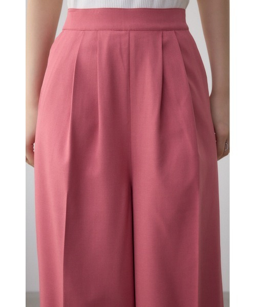 AZUL by moussy（アズールバイマウジー）の「フロントタックイージーワイドパンツ（スラックス・レディース・ピンク/ライトグレー/ブラック系その他/ブラック/グレー系その他・SMALL/MEDIUM）」の10枚目の写真