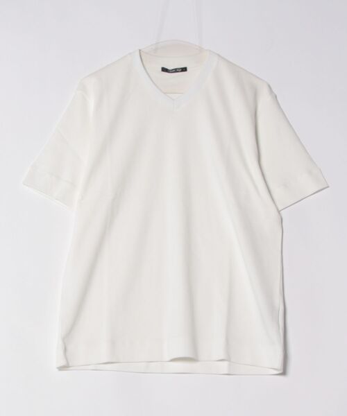 RATTLE TRAP(ラトルトラップ)の「シルケットスムースVネックTシャツ(Tシャツ/カットソー・メンズ・ホワイト/ブラック・S/M/L/LL)」の6枚目の写真