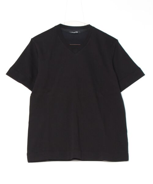 RATTLE TRAP(ラトルトラップ)の「シルケットスムースVネックTシャツ(Tシャツ/カットソー・メンズ・ホワイト/ブラック・S/M/L/LL)」の7枚目の写真