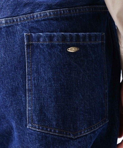 【定価¥24,200】ASSEMBLANC ラップディティールデニムトラウザー ASSEMBLANC ( アッサンブロン ) 」 ラップ ディティール デニム