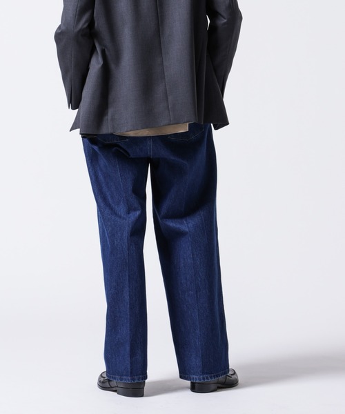 【定価¥24,200】ASSEMBLANC ラップディティールデニムトラウザー ASSEMBLANC ( アッサンブロン ) 」 ラップ ディティール デニム