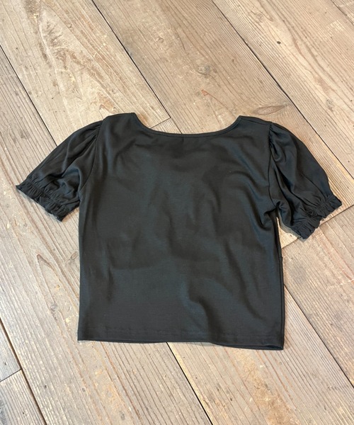 MORE self LOVE(モアセルフラブ)の「ホルターボウモチーフトップス(Tシャツ/カットソー・レディース・グレー/ベージュ/ブラック・FREE)」の20枚目の写真