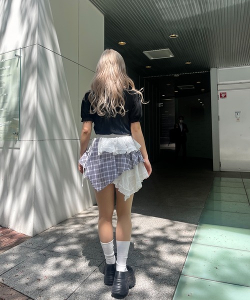 MORE self LOVE(モアセルフラブ)の「ホルターボウモチーフトップス(Tシャツ/カットソー・レディース・グレー/ベージュ/ブラック・FREE)」の7枚目の写真