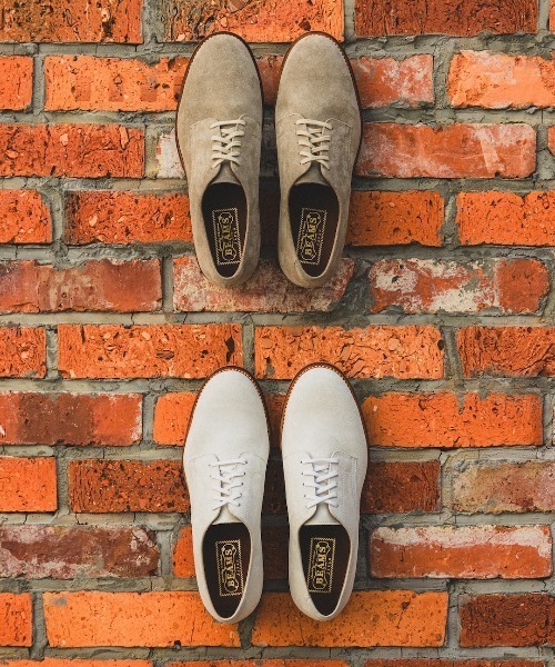 BEAMS PLUS（ビームスプラス）の「スウェード オックスフォード シューズ（ドレスシューズ・メンズ・カーキ/ホワイト・7.5inch/8inch/8.5inch/9inch/9.5inch/7inch/6.5inch）」の12枚目の写真