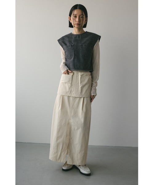 STYLEMIXER（スタイルミキサー）の「ポケットウエストベルト（ベルト・レディース・アイボリー/ブラック・SMALL/MEDIUM）」の5枚目の写真