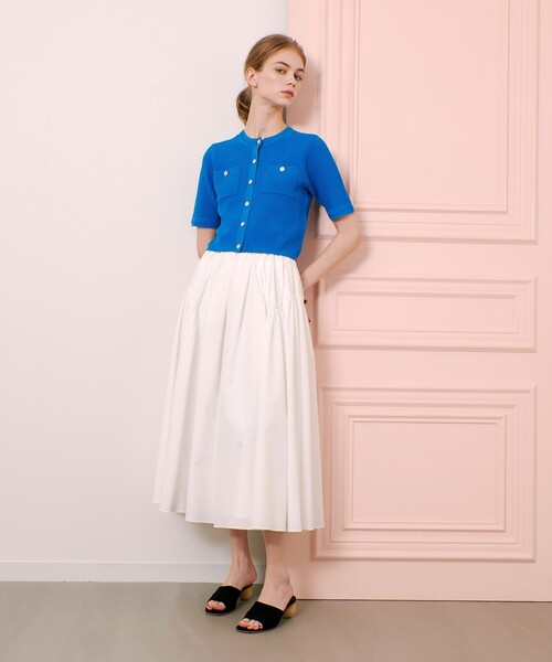 セール】【LOULOU WILLOUGHBY】キリカエタックタフタスカート