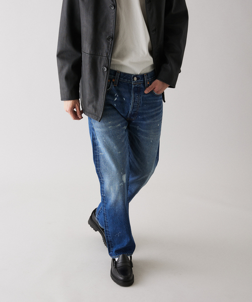 Levi's（リーバイス）の「LEVI’S(R)/リーバイス(R) 別注 501(R) Selvedge Paint Splatters L28（デニムパンツ・メンズ・コバルトブルー・36/34/33/32/31/30/29/28）」の5枚目の写真
