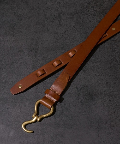 Lee（リー）の「【Lee】レザーフックベルト（ベルト・メンズ・ダークブラウン/ブラック/ブラウン・FREE）」の9枚目の写真