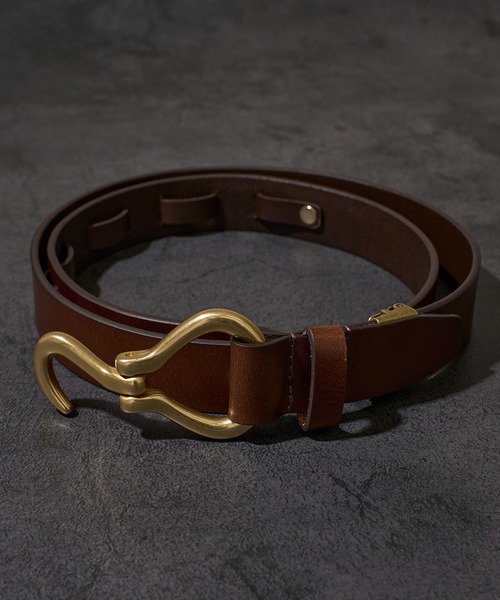 Lee（リー）の「【Lee】レザーフックベルト（ベルト・メンズ・ダークブラウン/ブラック/ブラウン・FREE）」の6枚目の写真