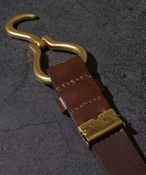 Lee（リー）の「【Lee】レザーフックベルト（ベルト・メンズ・ダークブラウン/ブラック/ブラウン・FREE）」の13枚目の写真