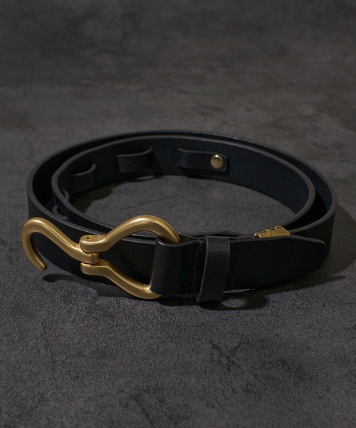 Lee（リー）の「【Lee】レザーフックベルト（ベルト・メンズ・ダークブラウン/ブラック/ブラウン・FREE）」の4枚目の写真