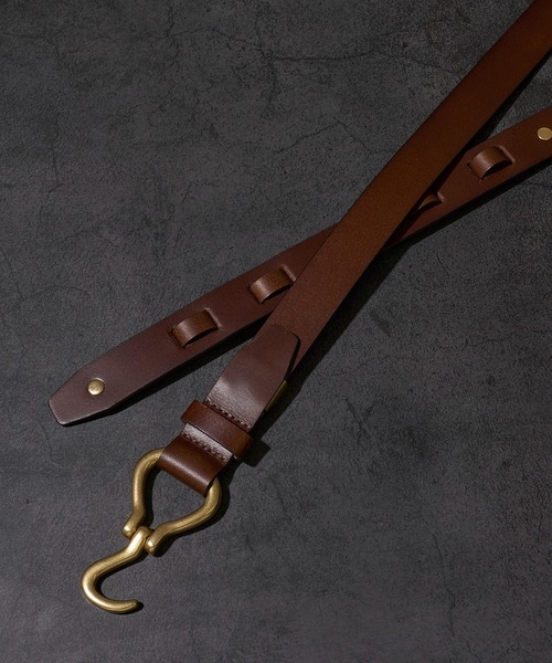 Lee（リー）の「【Lee】レザーフックベルト（ベルト・メンズ・ダークブラウン/ブラック/ブラウン・FREE）」の7枚目の写真