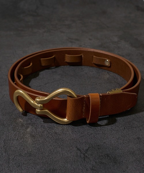 Lee（リー）の「【Lee】レザーフックベルト（ベルト・メンズ・ダークブラウン/ブラック/ブラウン・FREE）」の8枚目の写真