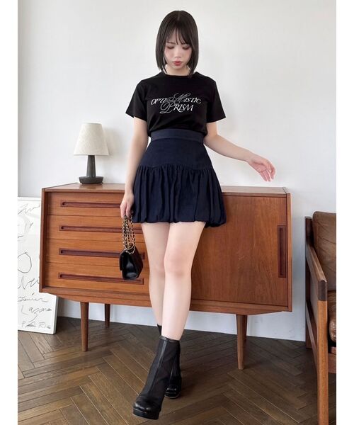 dazzlin（ダズリン）の「バリエバルーンミニスカート（スカート・レディース・オフホワイト/ブラック/インディゴブルー・SMALL/MEDIUM）」の10枚目の写真