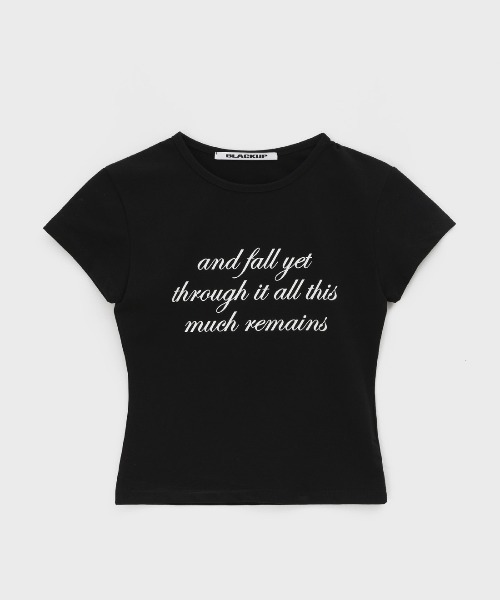 tシャツ 「MADE」 ラボンレタリングキャップスリーブ半袖Tシャツ レディース セール】[MADE] ラボンレタリングキャップスリーブ半袖Tシャツ
