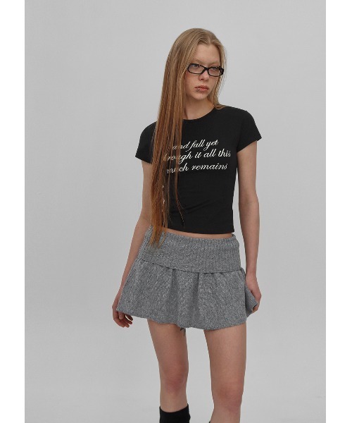 tシャツ 「MADE」 ラボンレタリングキャップスリーブ半袖Tシャツ レディース セール】[MADE] ラボンレタリングキャップスリーブ半袖Tシャツ