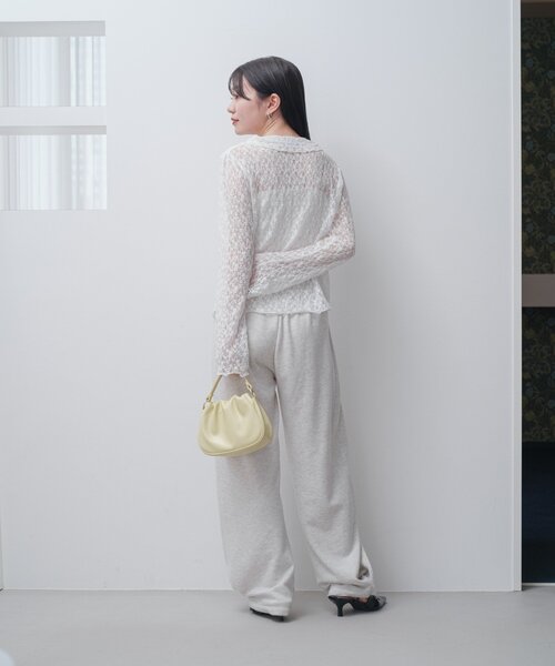 Kastane（カスタネ）の「【低身長サイズ/2サイズ展開】BIGスウェットパンツ（スウェットパンツ・レディース・ホワイト/グレー・0/1）」の19枚目の写真