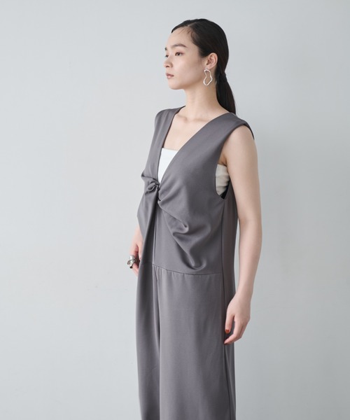 AIC.（エーアイシー）の「２WAYノットデザインオールインワン（つなぎ/オールインワン・レディース・チャコールグレー/ブラック・FREE）」の18枚目の写真