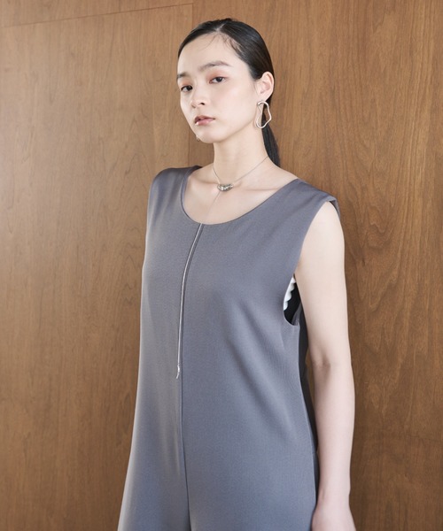 AIC.（エーアイシー）の「２WAYノットデザインオールインワン（つなぎ/オールインワン・レディース・チャコールグレー/ブラック・FREE）」の12枚目の写真