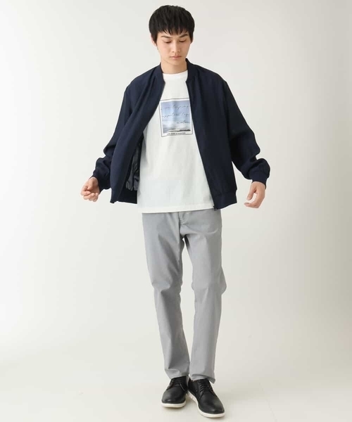 a.v.v（アーヴェヴェ）の「【洗濯機で洗える】シアーリブブルゾン（ブルゾン・メンズ・ネイビー/ブラック・46/48/50）」の17枚目の写真