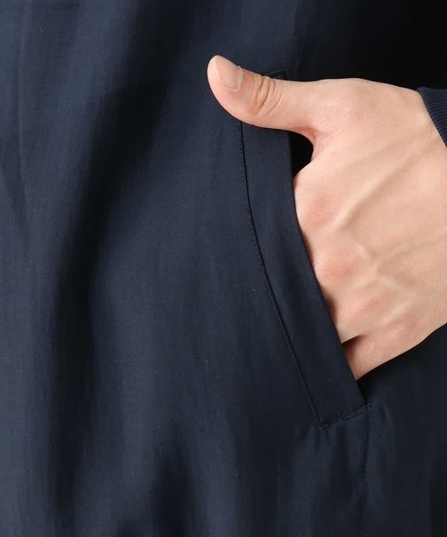 a.v.v（アーヴェヴェ）の「【洗濯機で洗える】シアーリブブルゾン（ブルゾン・メンズ・ネイビー/ブラック・46/48/50）」の11枚目の写真
