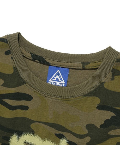 tシャツ A'GEM/9 × .kom 「ISTKUNST/イストクンスト」 IK TAG LOGO CROP TEE/IK TAG ロゴ クロップ半 A'GEM/9 × .kom 『ISTKUNST/イストクンスト』 IK TAG LOGO CROP