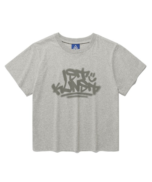 tシャツ A'GEM/9 × .kom 「ISTKUNST/イストクンスト」 IK TAG LOGO CROP TEE/IK TAG ロゴ クロップ半 A'GEM/9 × .kom 『ISTKUNST/イストクンスト』 IK TAG LOGO CROP