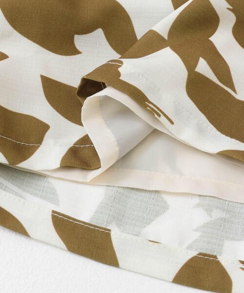 SENSE OF PLACE by URBAN RESEARCH（センスオブプレイスバイアーバンリサーチ）の「リーフプリントイージーパンツ（その他パンツ・レディース・ブラック系その他/ホワイト系その他/ブルー系その他・SMALL/MEDIUM）」の7枚目の写真