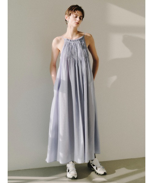 emmi ワッシャーフレアーワンピース ホワイト ワンピース 公式完売