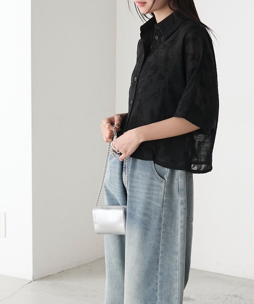 シアークロップドシャツ シアークロップドシャツ | N. Natural Beauty Basic*（エヌ