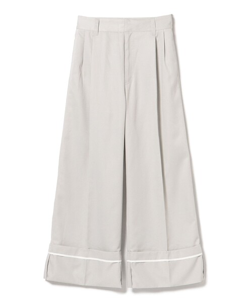 BEAMS HEART(ビームスハート)の「ターンバック ワイド スラックス(S~M)(スラックス・レディース・ブラック系その他2/チャコールグレー/ベージュ・SMALL/MEDIUM)」の19枚目の写真