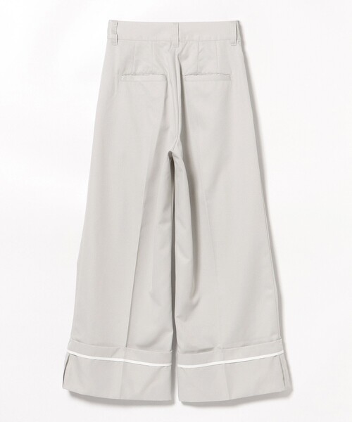 BEAMS HEART(ビームスハート)の「ターンバック ワイド スラックス(S~M)(スラックス・レディース・ブラック系その他2/チャコールグレー/ベージュ・SMALL/MEDIUM)」の21枚目の写真