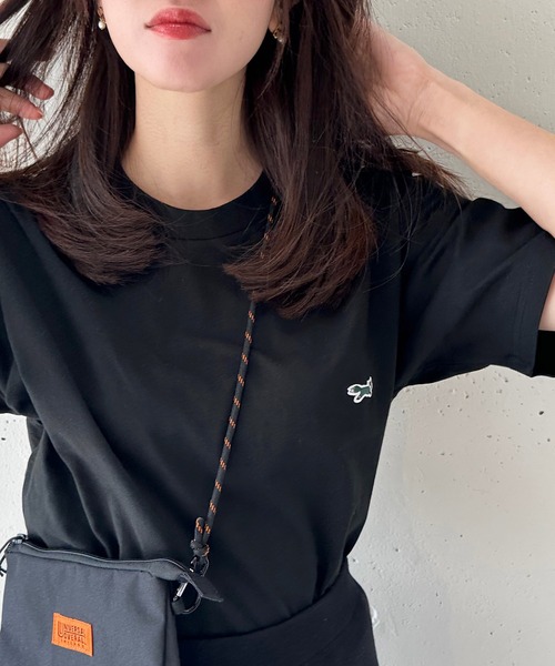 PENNEYS（ぺニーズ）の「【Penneys THE FOX】別注 キツネワッペン半袖Tシャツ キツネ刺繍ワッペンショートスリーブTEEシャツ（Tシャツ/カットソー・レディース・ホワイト/グレー/ブラック・XL/L/M/S）」の2枚目の写真