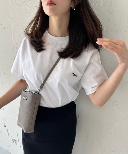 狐狸刺繡短袖T恤