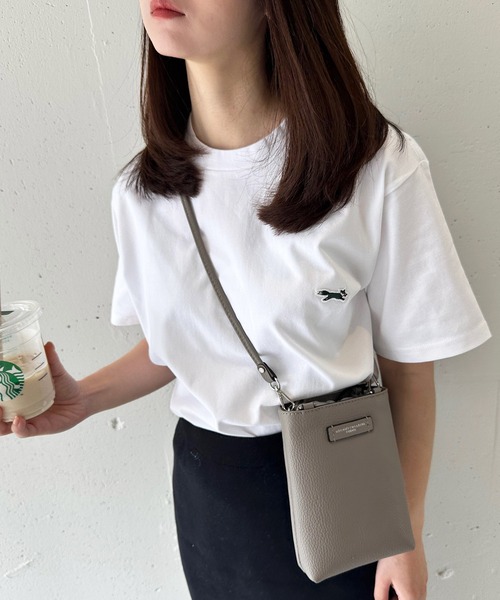狐狸刺繡短袖T恤