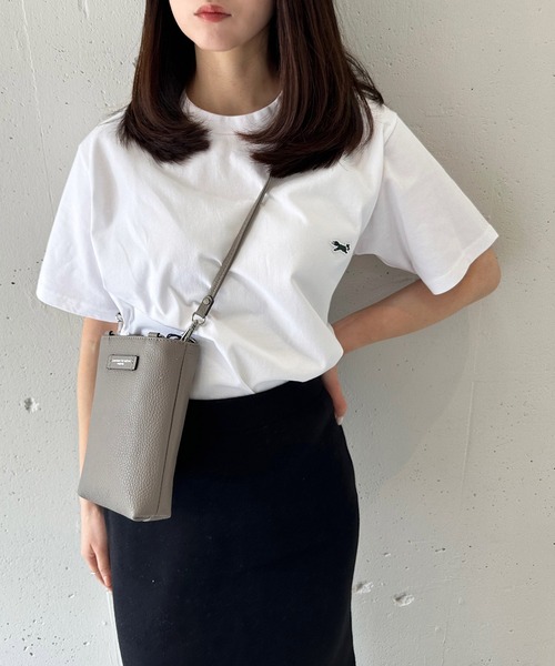 狐狸刺繡短袖T恤