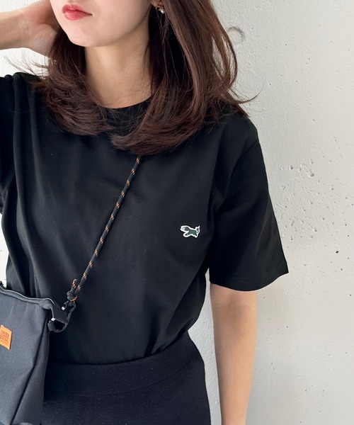 PENNEYS（ぺニーズ）の「【Penneys THE FOX】別注 キツネワッペン半袖Tシャツ キツネ刺繍ワッペンショートスリーブTEEシャツ（Tシャツ/カットソー・レディース・ホワイト/グレー/ブラック・XL/L/M/S）」の21枚目の写真