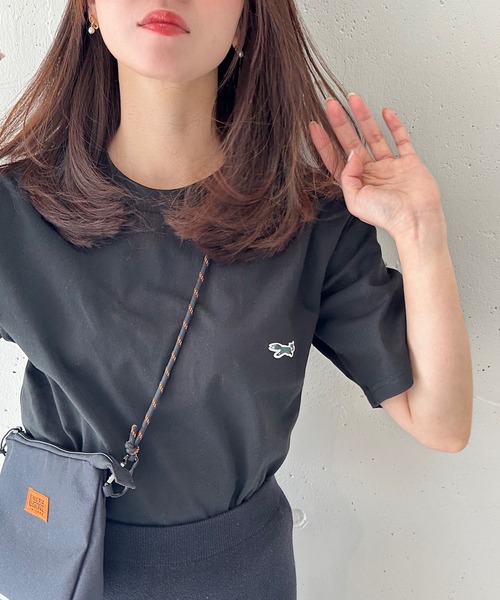 PENNEYS（ぺニーズ）の「【Penneys THE FOX】別注 キツネワッペン半袖Tシャツ キツネ刺繍ワッペンショートスリーブTEEシャツ（Tシャツ/カットソー・レディース・ホワイト/グレー/ブラック・XL/L/M/S）」の19枚目の写真