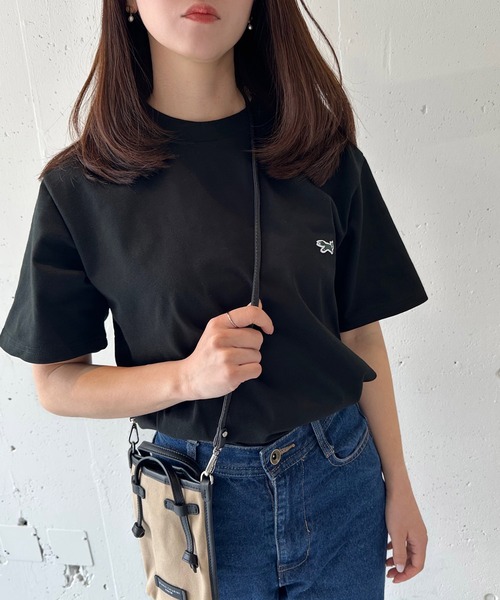 PENNEYS（ぺニーズ）の「【Penneys THE FOX】別注 キツネワッペン半袖Tシャツ キツネ刺繍ワッペンショートスリーブTEEシャツ（Tシャツ/カットソー・レディース・ホワイト/グレー/ブラック・XL/L/M/S）」の17枚目の写真