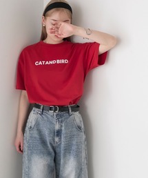 【forksy.】フロッキーロゴプリントTシャツ