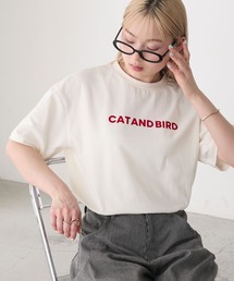 【forksy.】フロッキーロゴプリントTシャツ