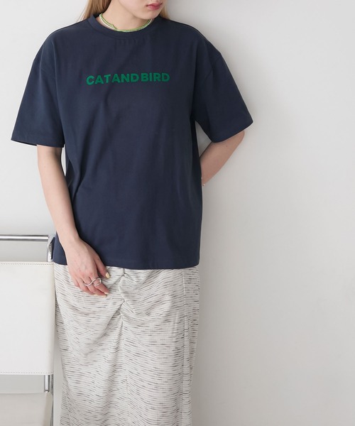forksy.】フロッキーロゴプリントTシャツ forksy.│MONO-MART