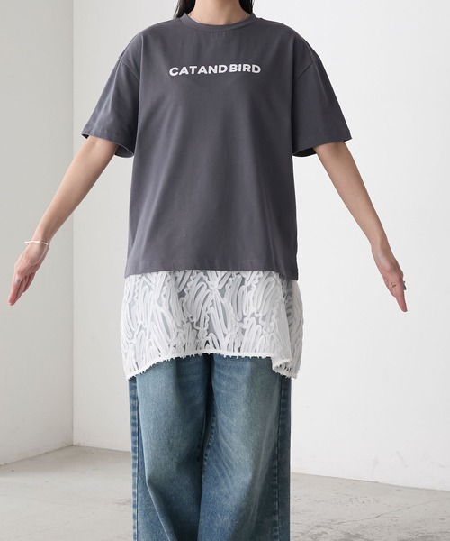 ma まとめ売り forksy.】フロッキーロゴプリントTシャツ forksy.│MONO-MART
