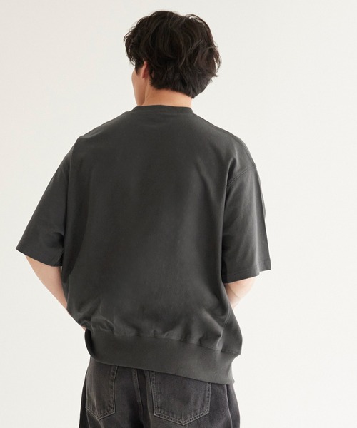coca(coca)(コカ)の「アーチロゴ刺繍スウェットT(Tシャツ/カットソー・メンズ・チャコール/テラコッタ/ライトグレー/ダークグリーン・XL/M/L)」の10枚目の写真