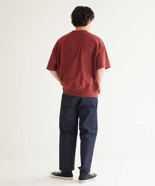 coca(coca)(コカ)の「アーチロゴ刺繍スウェットT(Tシャツ/カットソー・メンズ・チャコール/テラコッタ/ライトグレー/ダークグリーン・XL/M/L)」の15枚目の写真