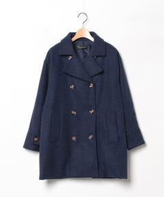 【新品未使用】EDIFICE Super100s チェスターコート　Ｍ ブランド古着】Super100sウール メランジチェスターコート（チェスター