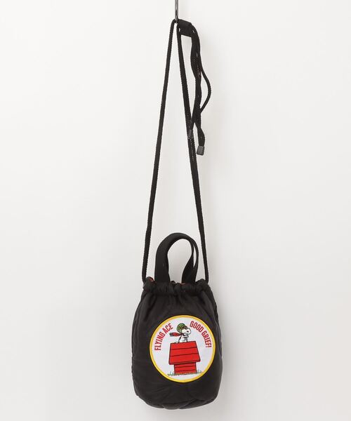 HOUSTON（ヒューストン）の「HOUSTON / PEANUTS EFFECT BAG（FLYING ACE/ASTRONATS） / 6886/6887（ショルダーバッグ・レディース・ブラック/ベージュ/ベージュ系その他/ブラック系その他・ONESIZE）」の14枚目の写真
