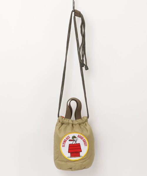 HOUSTON（ヒューストン）の「HOUSTON / PEANUTS EFFECT BAG（FLYING ACE/ASTRONATS） / 6886/6887（ショルダーバッグ・レディース・ブラック/ベージュ/ベージュ系その他/ブラック系その他・ONESIZE）」の15枚目の写真